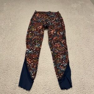 Lululemon Wunder Under High-Rise Crop Scallop Full-On Luxtreme Foliage size 2